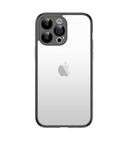 Apple iPhone 15 Pro Max Uyumlu Kılıf Zore Kamera Korumalı Bontez Bumper (Siyah)