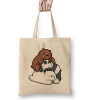 We Bare Bears 0125 Bez Çanta Uzun Saplı