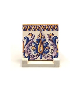 İtalyan Deseni Baskılı Taş Masaüstlük 10X10