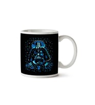 Star Wars Darth Vader Blue Flecks İki Tarafı Baskılı Kupa Bardak