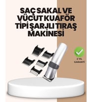 Mey İthalat® Tıraş Makinesi Temizlik ve Yağlama Setiyle Birlikte