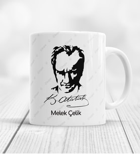 ATATÜRKLÜ KUPA BARDAK ( FOTOĞRAF BASKILI )