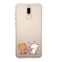 Huawei Mate 10 Lite Uyumlu Baskılı Yumuşak Silikon Şeffaf Telefon Kılıfı