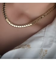 14k Altın Pullu Arpa Model Kolye