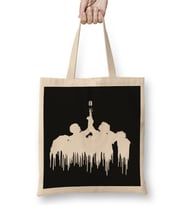 Bts Fake Love Melting Silhouette White Army Kpop Bez Çanta Uzun Saplı