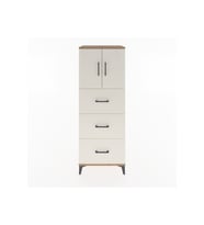 Hyperion Dolap 2 Raflı 3 Çekmeceli 2 Kapaklı 60x44x163 Çam-Aytaşı