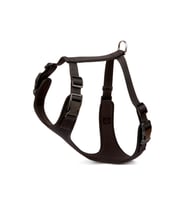 Doggie Havalı Ped Dokuma Köpek Göğüs Tasması 60/85 cm Siyah