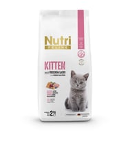 Nutri Feline 2Kg Yavru Somon Etli Kitten Kedi Maması (Beyaz)