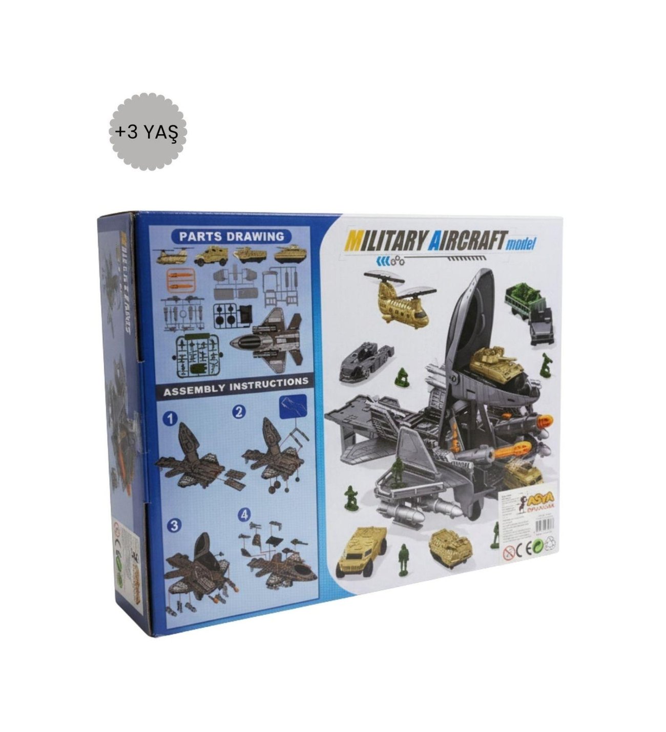 Military Aircraft Model – Askeri Uçak ve Araç Seti Büyük Taşıyıcı