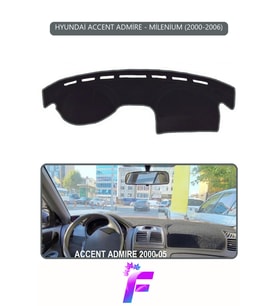 HYUNDAİ ACCENT ADMİRE/MİLENİUM (2000-2006) Torpido Örtüsü Güneşten, Isıdan, Çatlamadan Korur F92