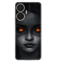 Realme C55 Kılıf Resimli Desenli Silikon Platinium Series Dark Woman 1887