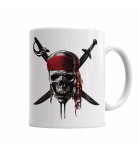Caveira Kupa Bardak Porselen
