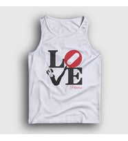 Presmono Unisex Beyaz Love Hediye Pilates Atlet 511698tt