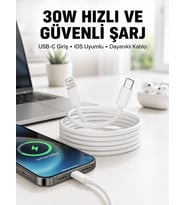 İOS Uyumlu 8 X Xs Xr 11 12 13 14/Pro Max Mini Plus Şarj Kablosu Yeni Nesil