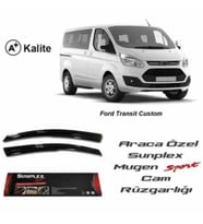 Ford Transit Custom Mugen Cam Rüzgarlığı 2014 sonrası 2'li Sunplex (Beyaz)