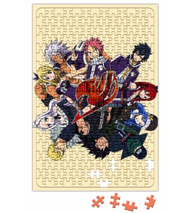 Fairy Tail Anime Erza Scarlet Happy Lisanna Straus Puzzle