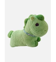 Gran Toys Cam Göz Yatan Unicorn - 40CM (Yeşil)