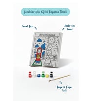 Ramazan & Bayram Eğitici Boyama Seti Eid Mubarak (Şövalesiz)