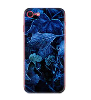 Apple iPhone 5 6 7 8 Plus Se XR Kılıf Desemli Silikon Blue Foid 1628