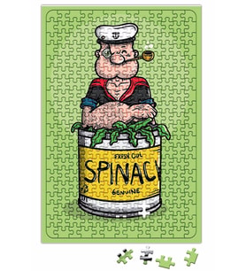 Popeye Spinach Temel Reis Puzzle 240 Parça Yapboz