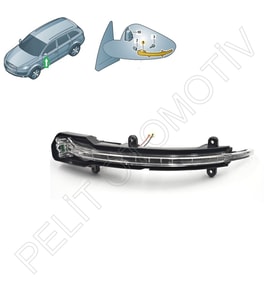 Audi Q5 Sportback Ayna Sinyali Sol 4L0949101C (2009-2017)