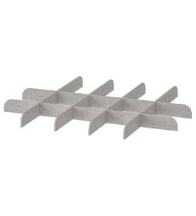 IKEA KOMPLEMENT açık gri 75x58 cm sürgülü raf içi düzenleyici