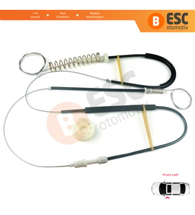 Audi TT MK1 8N 8N3 8N9 1998-2006 2-Kapı 8N0837461 İçin Elektrikli Sol Cam Kriko Tamir Seti