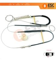 Audi TT MK1 8N 8N3 8N9 1998-2006 2-Kapı 8N0837461 İçin Elektrikli Sol Cam Kriko Tamir Seti