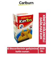 Diğer Yüzeylere Yapışmaz Temiz Hijyenik Dağılmaz Okul Ev Kinetik Eğlenceli Kum 500 Gr.