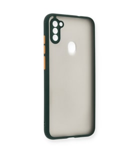 Galaxy A11 Kılıf Montreal Silikon Kapak - Yeşil