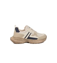 United Colors Of Benetton Bej Fileli Hafif Bağcıklı Unisex Spor Ayakkabı BNI-10280 G