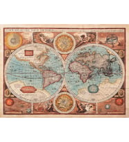 Nova Puzzle 1000 Parça 1626 Eski Dünya Haritası - Andrey Burmakin