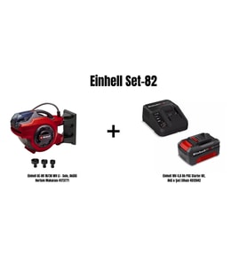 Einhell Set-82(GE-HR 18/30 WH Li Akülü Hortum Makarası+18V 4,0 Ah Akü & Şarj Cihazı)