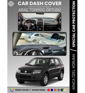SUZUKI GRAND VİTARA (2006-2012) Torpido Örtüsü Panel Torpido Koruma Tam Uyum UV Koruma Hızlı Montaj