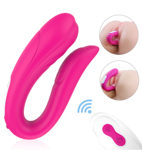 MERMAID RCT Kablosuz Kumandalı U TYPE Çiftlere Özel 2 in 1 Vibratör (Karışık)