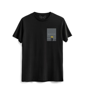 How I Met Your Mother Resimli Dijital Baskılı Siyah Tshirt