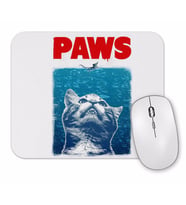 Paws Jaws Horror Korku Film Movie Spielberg Crossover Mouse Pad