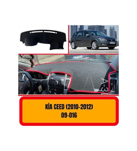 Kia Ceed 2006-2012 Ön Örtüsü Göğüs Panel Torpido Koruma Koruyucu Kılıfı Halısı Yedek Parça