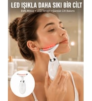 Yüz ve Boyun İçin LED Işık Terapili Bakım Cihazı Yeni Nesil