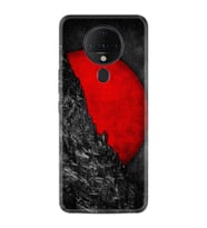 Tecno Spark 6 Kılıf Silikon Desen Kırmızı Gezegen 1713
