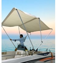 Katlanabilir 3 Kollu Tekne ve Bot Tentesi ( Lacivert En : 200 cm )