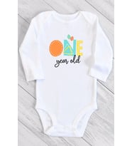 1 Yaş One Boho Uzun Kol Çıtçıtlı Bebek Body