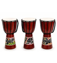 Ahşap Batikli Darbuka No:1023
