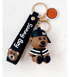 Sevimli Ayı Bear Silikon Anahtarlık Çanta Süsü 