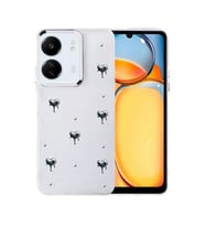 Xiaomi Redmi 13c Fiyonk Desenli Kapak - Desen 1