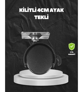 Kilitli 4 Cm Evrensel Tekerlek Ayak Tek Adet