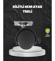 Kilitli 4 Cm Evrensel Tekerlek Ayak Tek Adet