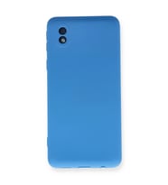 Samsung Galaxy A01 Core Kılıf Nano içi Kadife Silikon - Mavi