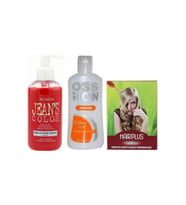 Jeans Color Saç Boyası Somon 250ml Ve Ossion Boya Temizleyici Ve Saç Açıcı