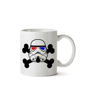 3D X Trooper Star Wars Kuru Kafa iki Tarafı Baskılı Kupa Bardak